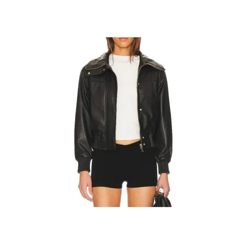 ALLSAINTS Кожа Куртка Женская Черная