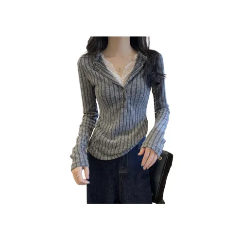 MORii Серый Женский Трикотаж