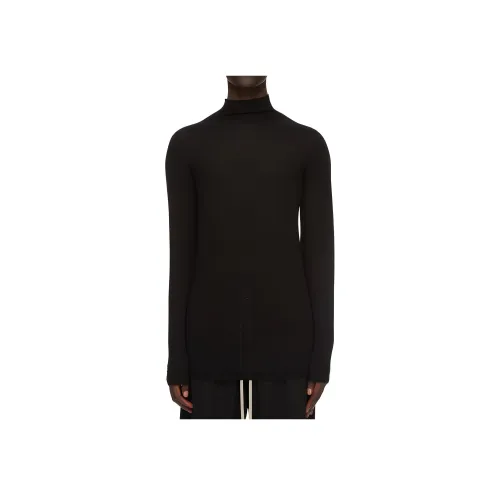 RICK OWENS Черные Мужские Кашемировые Свитера