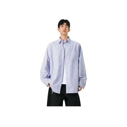 MISS FLY Синий Унисекс Рубашки