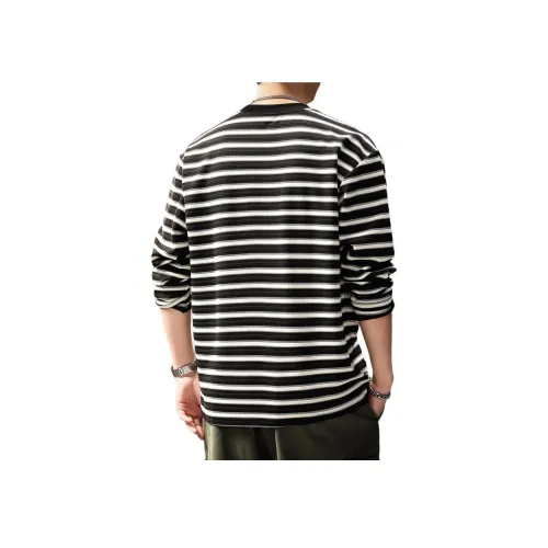 GUISE Весна And Осенний T Рубашка Sea Soul Рубашка Унисекс