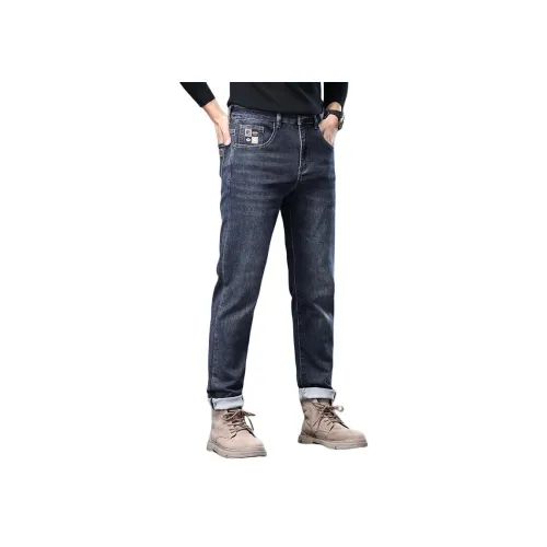 ZENGZHI Джинсы Облегающий крой Прямой крой Унисекс