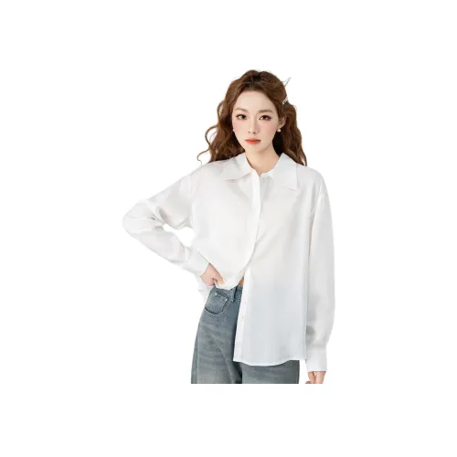 JEANSWEST Рубашка Лето Женская Белая