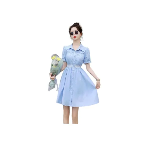 The Temptation Of The Muse Короткий рукав Платье Женское