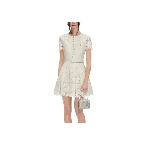 Self Портрет Короткий рукав Платье Женское