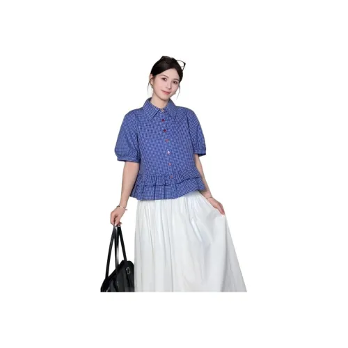 Aimilian Синие Женские Рубашки