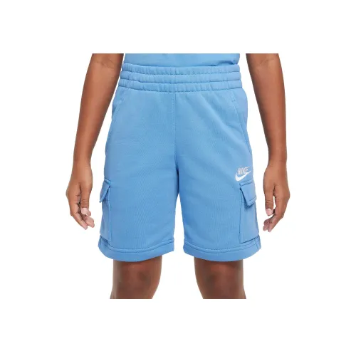 Nike Sportswear Club Шорты Подростки Синий Трансценд Белый