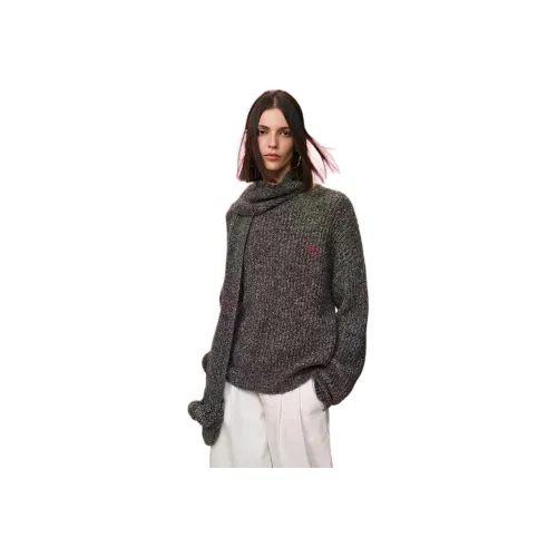 FABRIQUE Серый карандаш Женские свитера