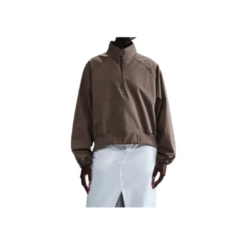nike Sportswear Collection Куртки Пальто Женские Норка Коричневый