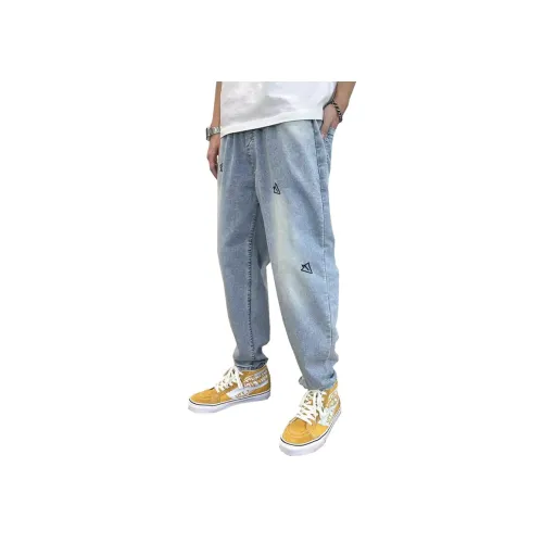 GEOGRE ALEX Джинсы Мужские Светло-Синий