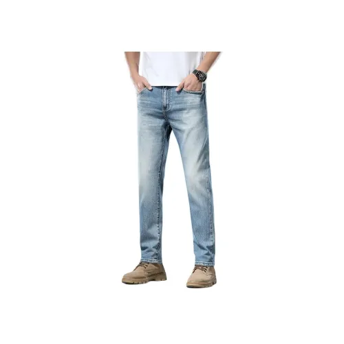 ZENGZHI Джинсы Облегающий крой Прямой крой Унисекс