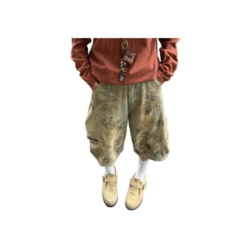 CARQ Хаки Женские Джинсовые Шорты