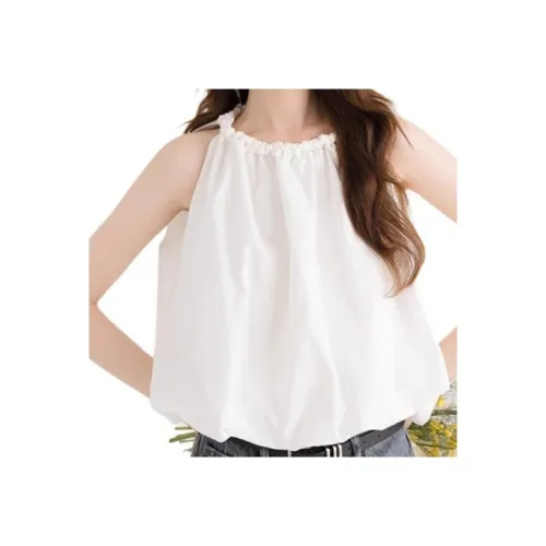 La Chapelle Белый, с подкладкой Женские Майки