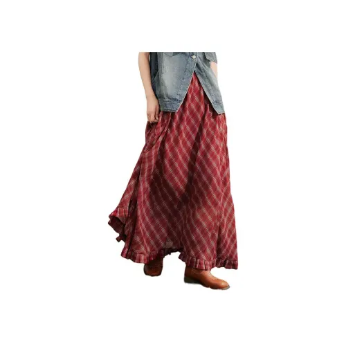 Фрагмент Casual Long Skirt Women's