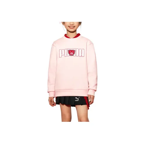 PUMA Свитшот Sportstyle Series Розовый Оранжевый Детский