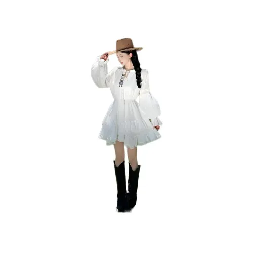 ZUKIZUKI Длинное платье с длинными рукавами женское