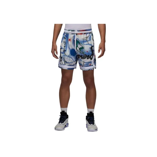 Jordan Sport Белый/Черный Мужские Повседневные Шорты