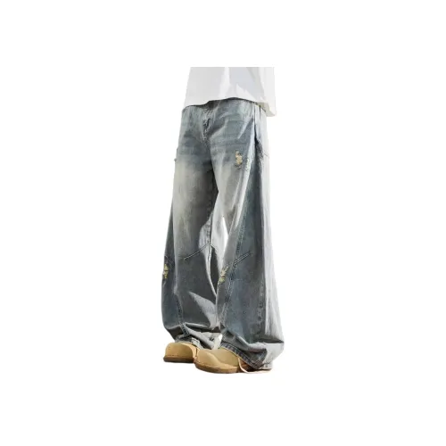 GURBAKS Светло-синие мужские джинсы