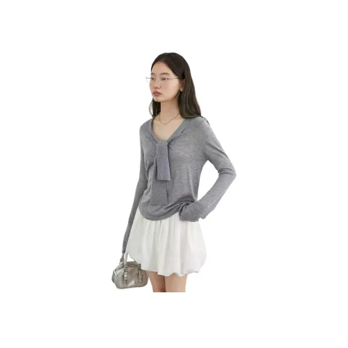 CHIC VEN Фотиния Серый Женский Трикотаж