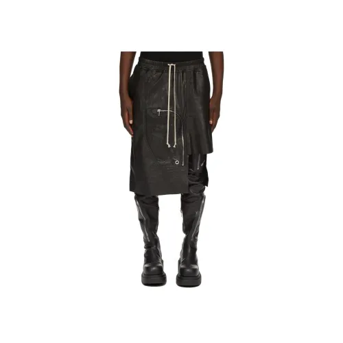 RICK OWENS совместный бренд RO FW24 Юбка Мужская Черная