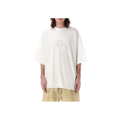 RICK OWENS совместная линия Белая Мужская T-рубашка
