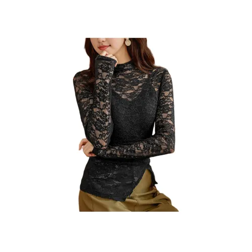 Wbwq Черные Женские T-рубашки