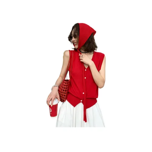 NANING 9 Красный Женский Трикотаж