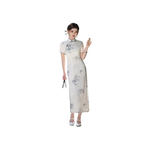 MJ Лето Новый китайский стиль Чонсам Женский