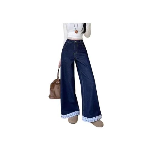 BEAR UNION Темно-синие Женские Джинсы