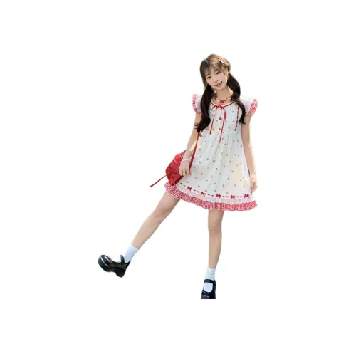 HAPG Короткий рукав Платье Женское