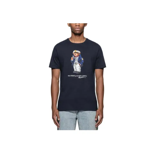 Polo Ralph Lauren SS24 T Рубашка Мужская Морской Синий