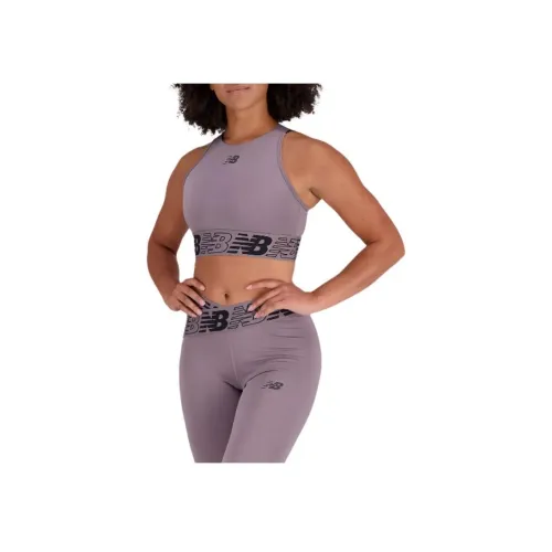 New Balance Brassière Светло-фиолетовый Женское спортивное белье