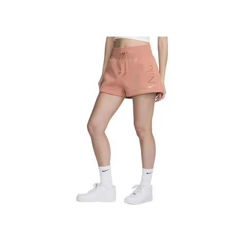 nike Sportswear Phoenix Fleece Спортивные шорты Женские Природный Румяна