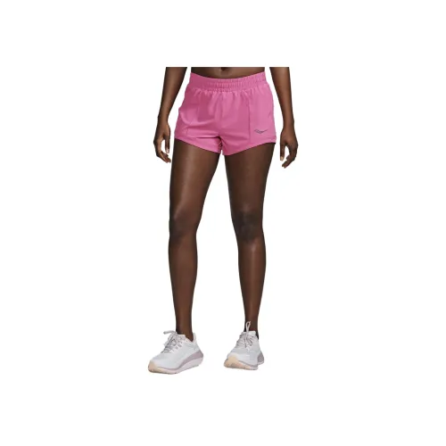 Saucony Outpace 3 Повседневные шорты Женские Розовые