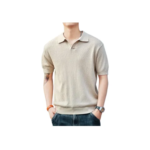 GELANLU Лето Поло Свободный крой Унисекс