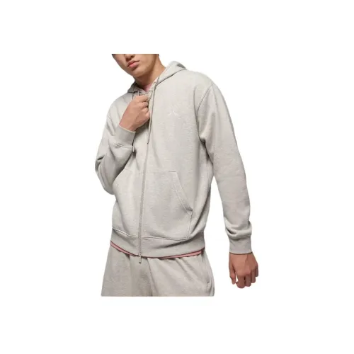 Джордан Куртки и Пальто Мужские Серый Белый