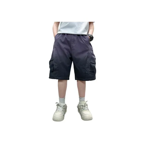 Calfitte Китайская мода Тренд Мальчики Модные Универсальные Удобные Градиентные Капри Штаны Подростки