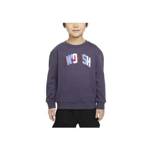 nike Свитшот Sportswear Темно-фиолетовый для детей 3-7 лет