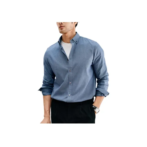 St. H Темно-синие мужские рубашки