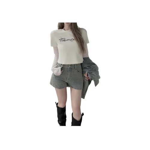 Three Quarters Джинсовые шорты Женские