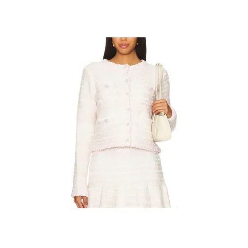 LOVESHACKFANCY Куртки Пальто Женские Светло-розовый