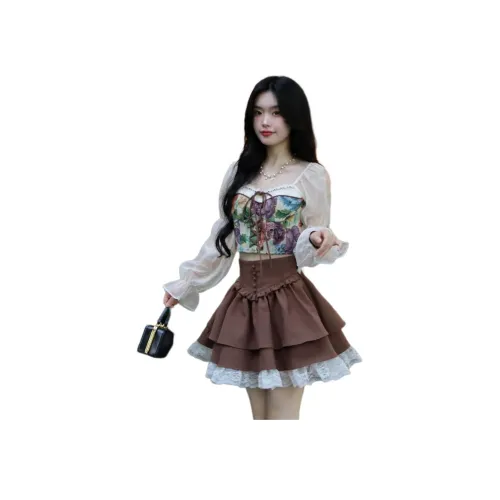 DOSOHEB Женские комплекты с юбкой