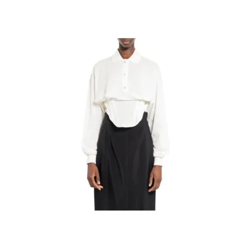 Mugler Белые Женские Рубашки
