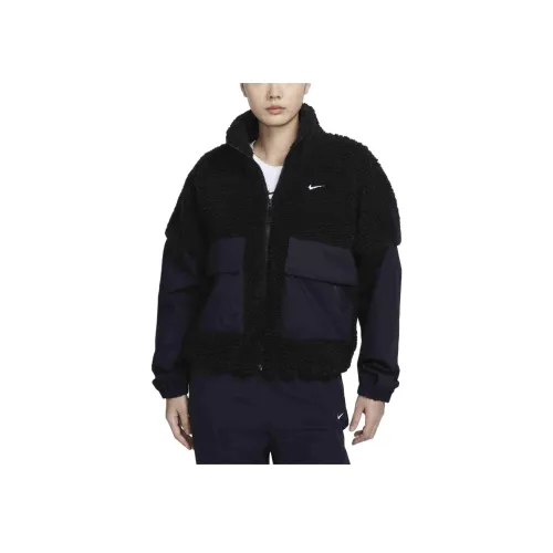 Nike Sportswear Velvet Feel Куртка Женская Черная Белая