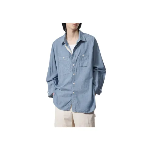 ENGINEERED GARMENTS Blue Men's Shirts  
ENGINEERED GARMENTS Синий Мужской Рубашки