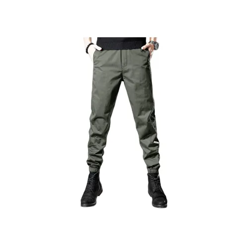 VUAS Армейский зеленый Унисекс Повседневные брюки