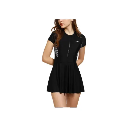 Mizuno Платья и Юбки для плавания Женские Черные