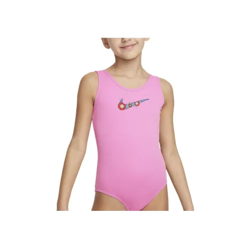 Nike Плавание Детский Купальник Озорный Розовый Детский