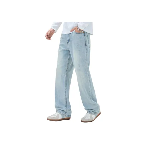 YINLANGSHIJIA Azure Men's Джинсы