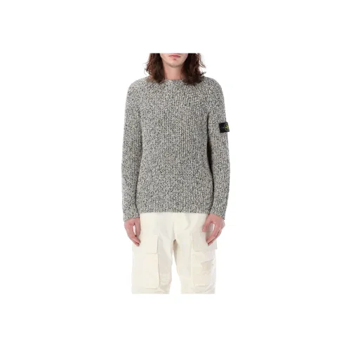 STONE ISLAND Серый Зеленый Мужские Свитера